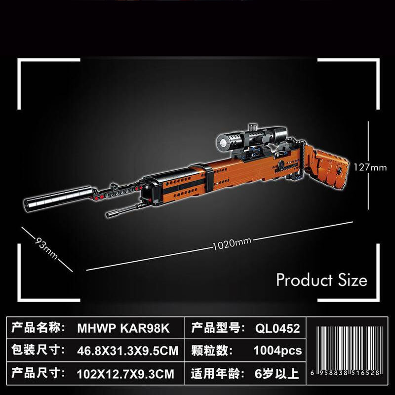 ZHEGAO QL0452 Kar98k Mauser Sniper rifle