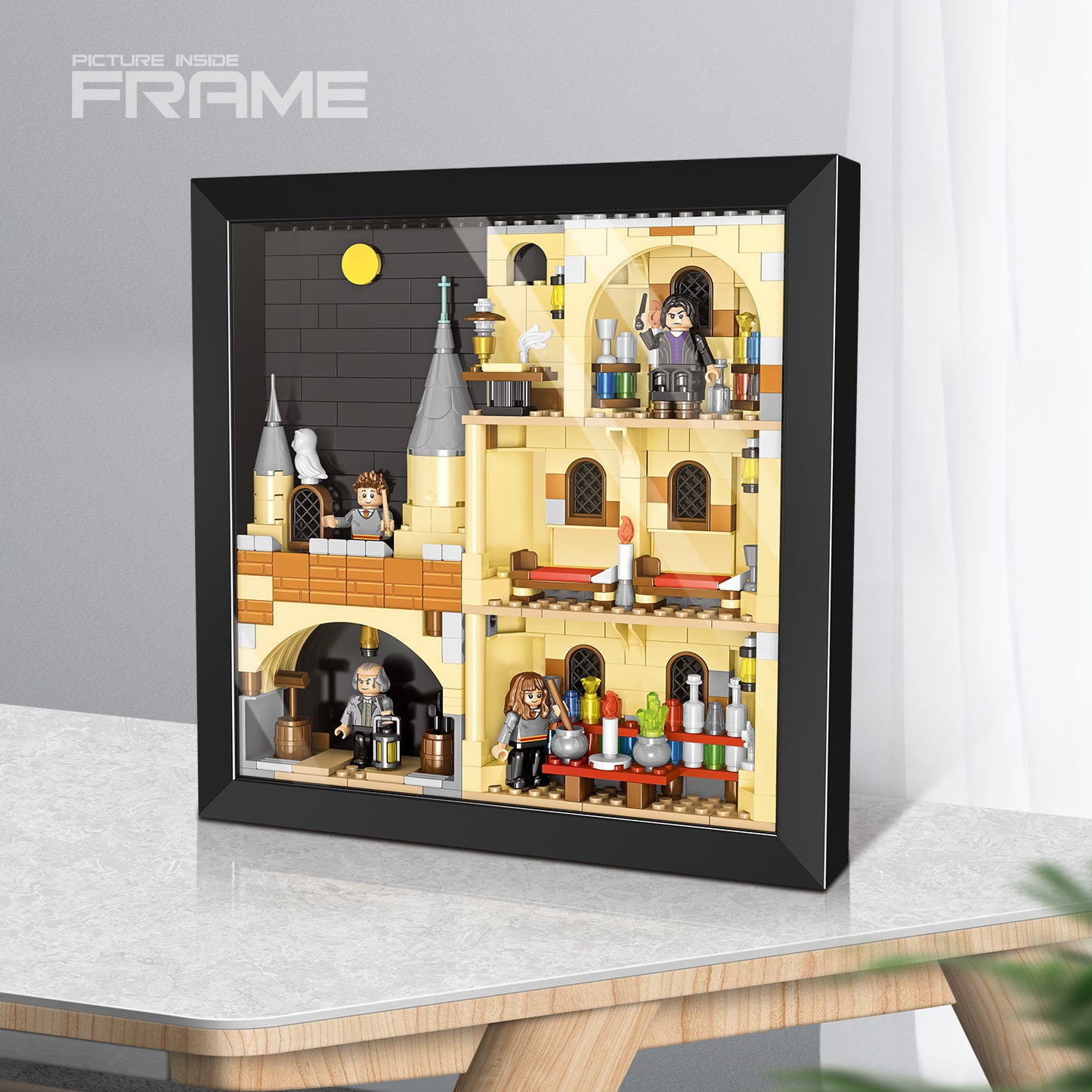 ZHEGAO  QL1910 Idea Series Magic City Building Frame Wall Building Block 467pcs Bricks Toy from China