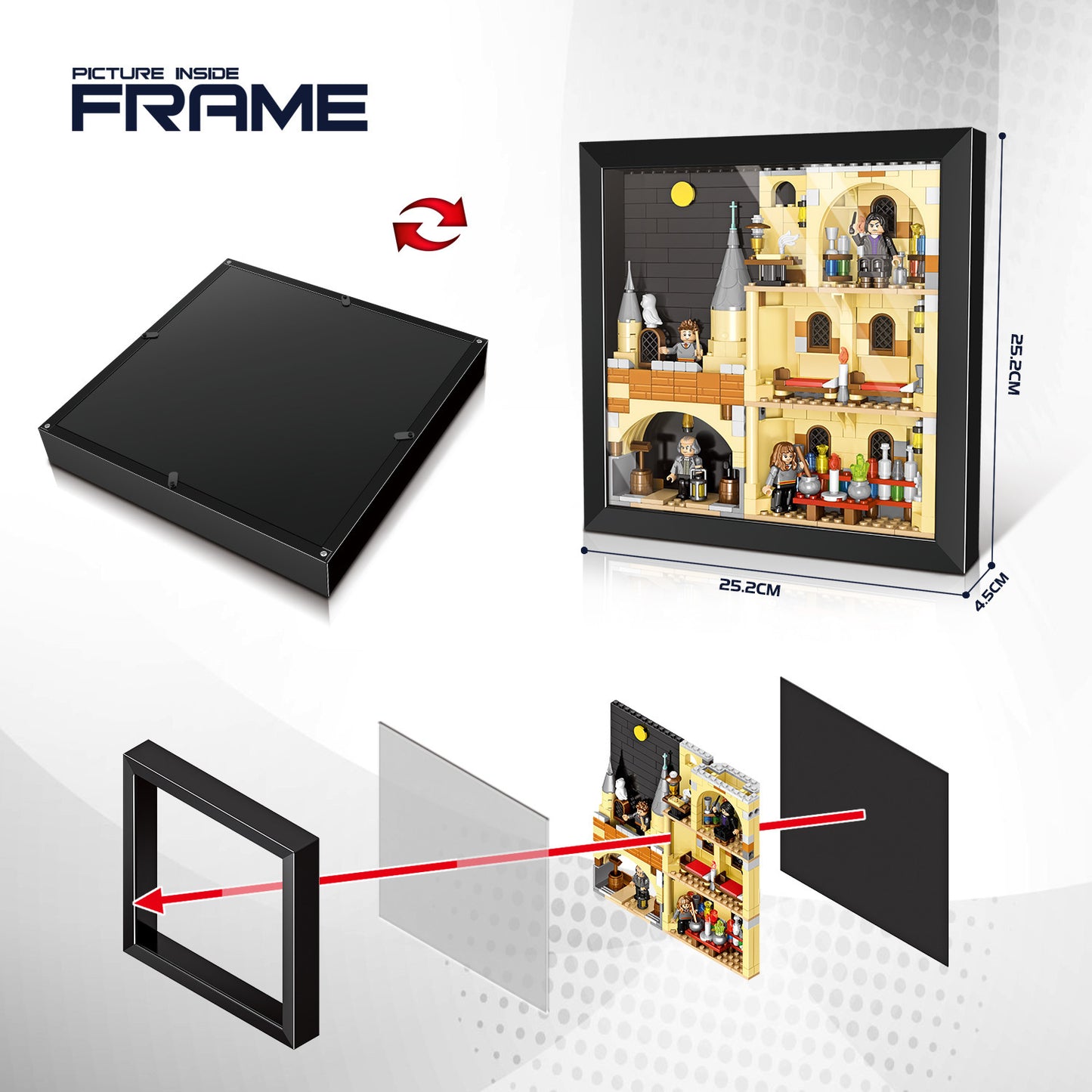 ZHEGAO  QL1910 Idea Series Magic City Building Frame Wall Building Block 467pcs Bricks Toy from China