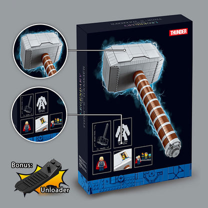 ZIMO 2013 MOC Super Heros Marvel Thor's Hammer Building Blocks 863pcs bricks Toys Ship from China.