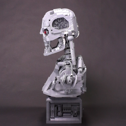 MOC - Terminator T-800 Bust By Martin Latta building blocks series bricks set