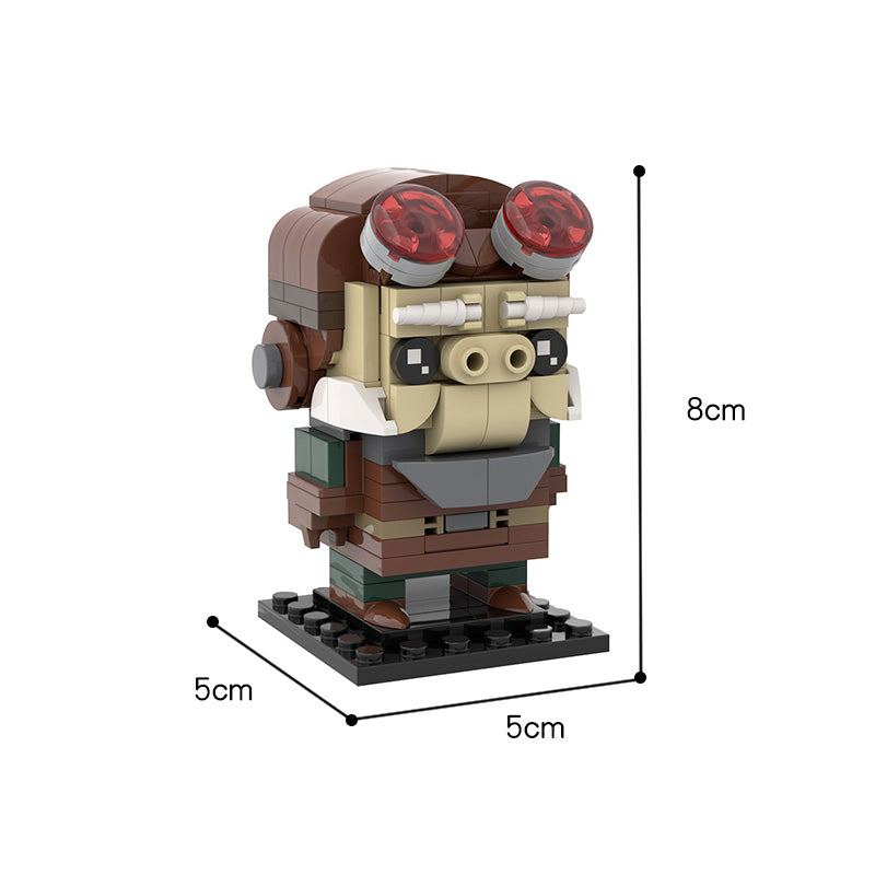 MOC-35498 The Mandalorian - Kuiil Brickheadz