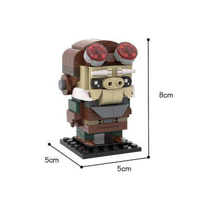 MOC-35498 The Mandalorian - Kuiil Brickheadz