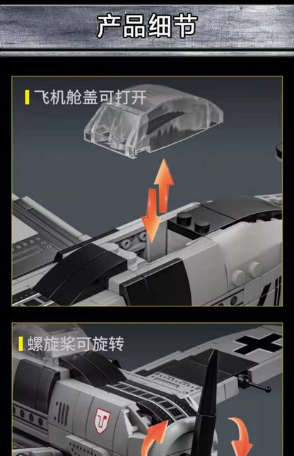 12GO 66066 German FW190 fighter