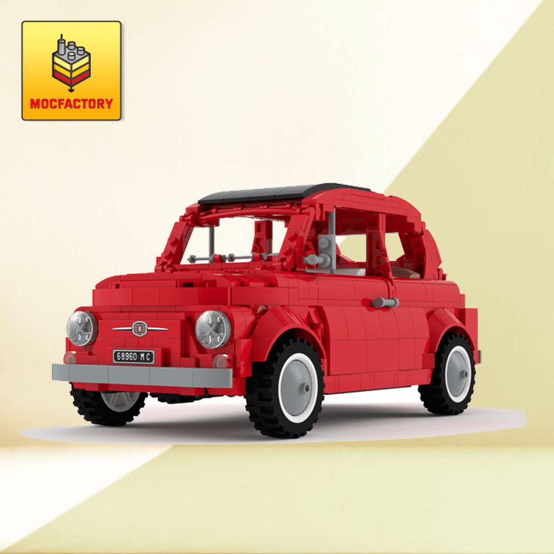 MOC Fiat 500 F by Saabfan Mutil color 50005