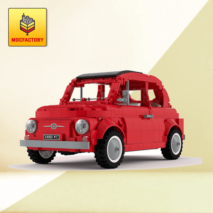 MOC Fiat 500 F by Saabfan Mutil color 50005