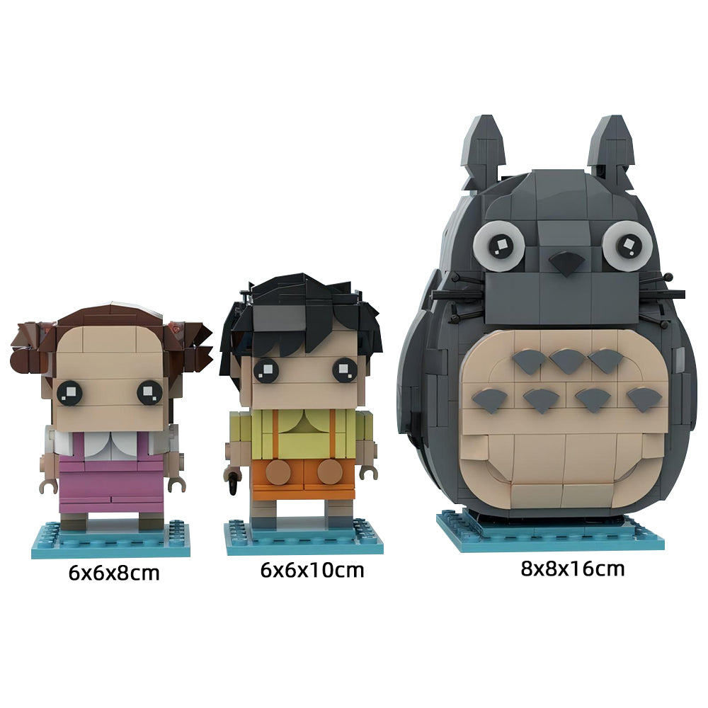 MOC My Neighbor Totoro Satsuki and Mei and Totoro