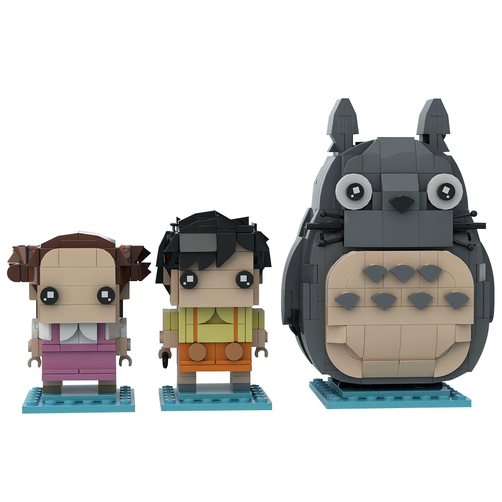 MOC My Neighbor Totoro Satsuki and Mei and Totoro