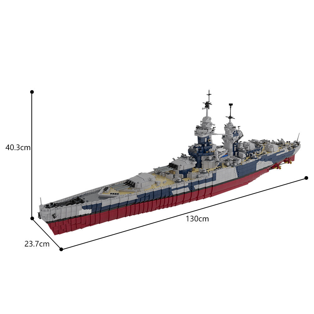 MOC-163300 French Battleship Richelieu