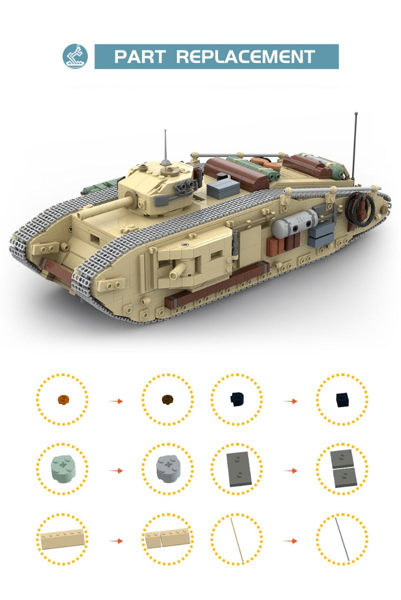 MOC-142273 Indiana Jones Mark VII Tank¡¢The Last Crusade Tank