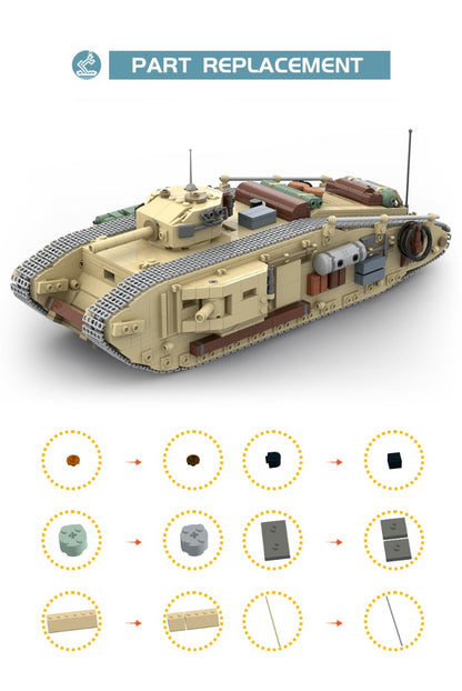 MOC-142273 Indiana Jones Mark VII Tank¡¢The Last Crusade Tank