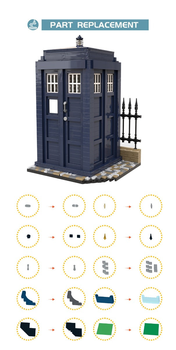MOC-170822 Doctor Who Tardis