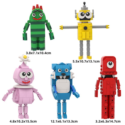 yo gabba gabba Brobee Plex Toodee Foofa Muno