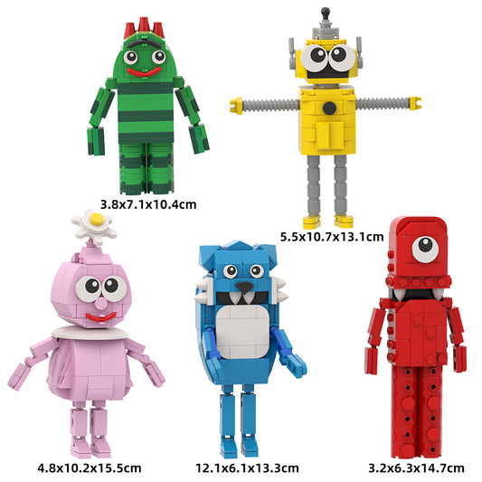 yo gabba gabba Brobee Plex Toodee Foofa Muno