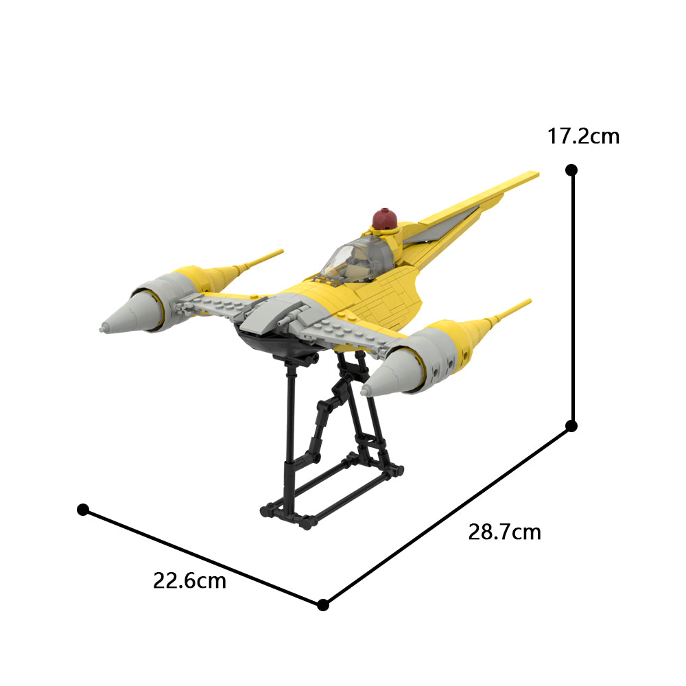 MOC N-1 Starfighter-Minifig Scale building blocks series bricks set