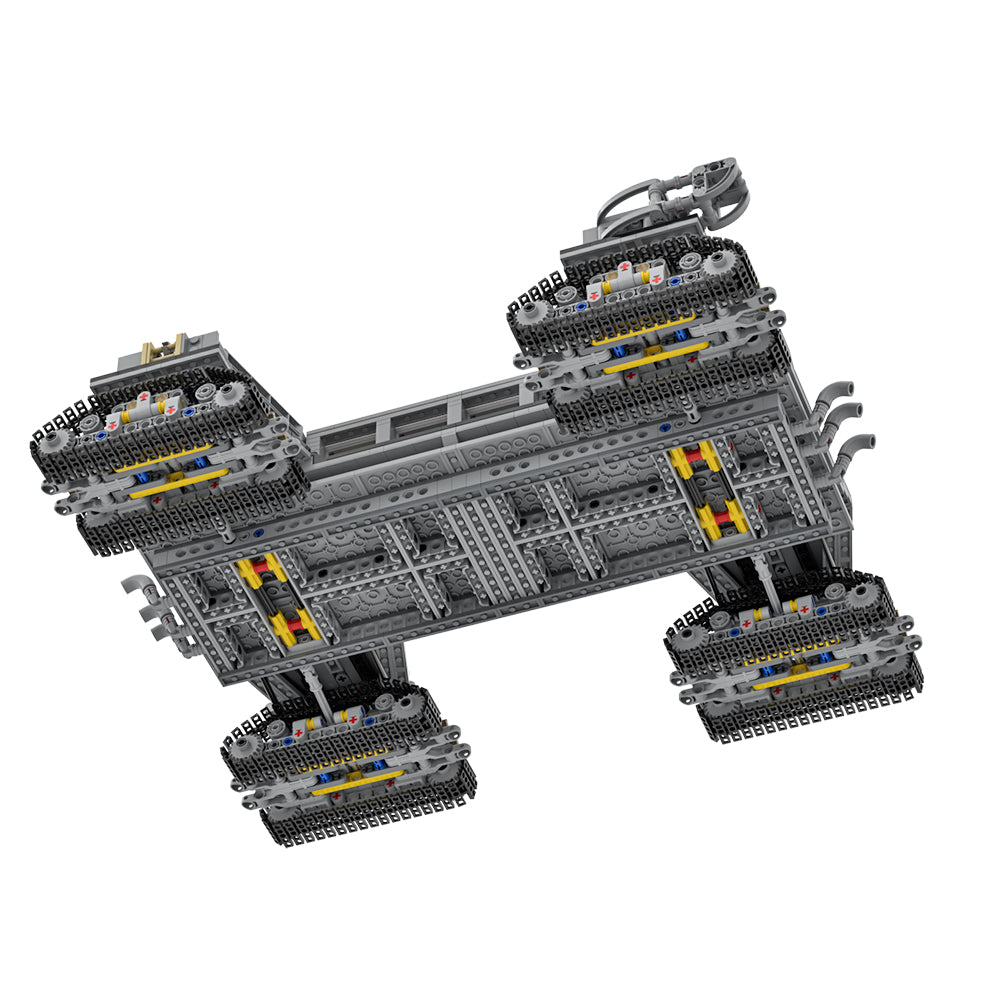 MOC Crawler-transporter for NASA Saturn-V Launch Umbilical Tower or Space Shuttle building blocks kit with compatible bricks