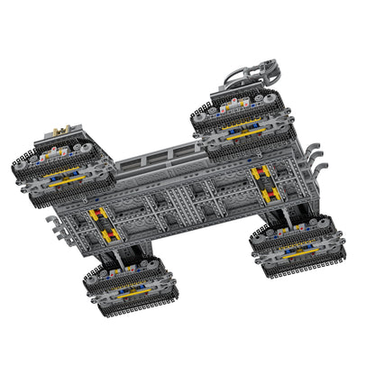 MOC Crawler-transporter for NASA Saturn-V Launch Umbilical Tower or Space Shuttle building blocks kit with compatible bricks