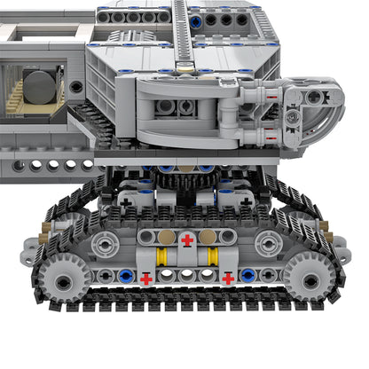 MOC Crawler-transporter for NASA Saturn-V Launch Umbilical Tower or Space Shuttle building blocks kit with compatible bricks