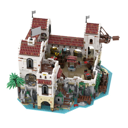 MOC-49155 Eldorado Fortress - Pirates of Barracuda Bay building blocks kit with compatible bricks