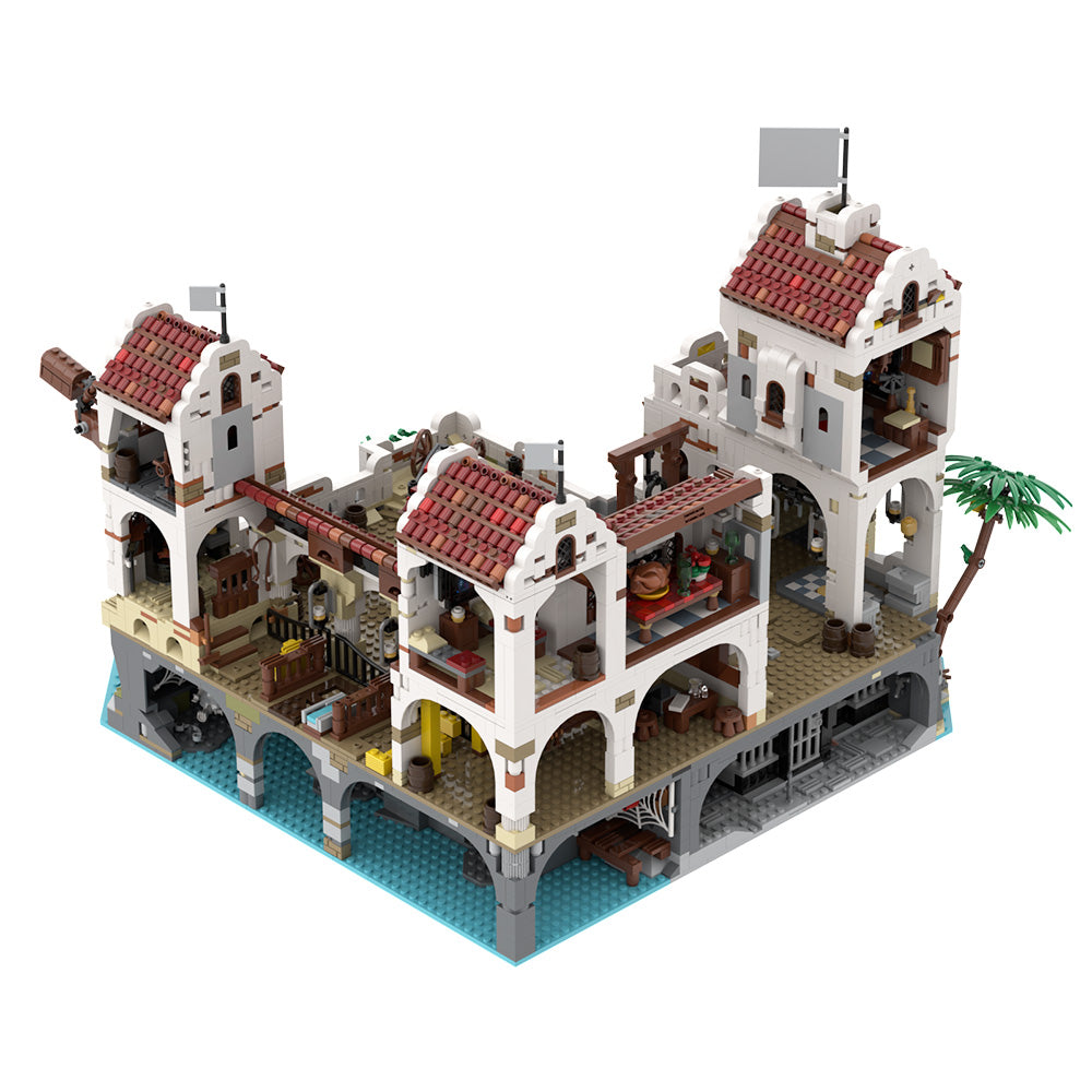 MOC-49155 Eldorado Fortress - Pirates of Barracuda Bay building blocks kit with compatible bricks