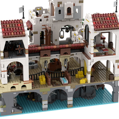 MOC-49155 Eldorado Fortress - Pirates of Barracuda Bay building blocks kit with compatible bricks