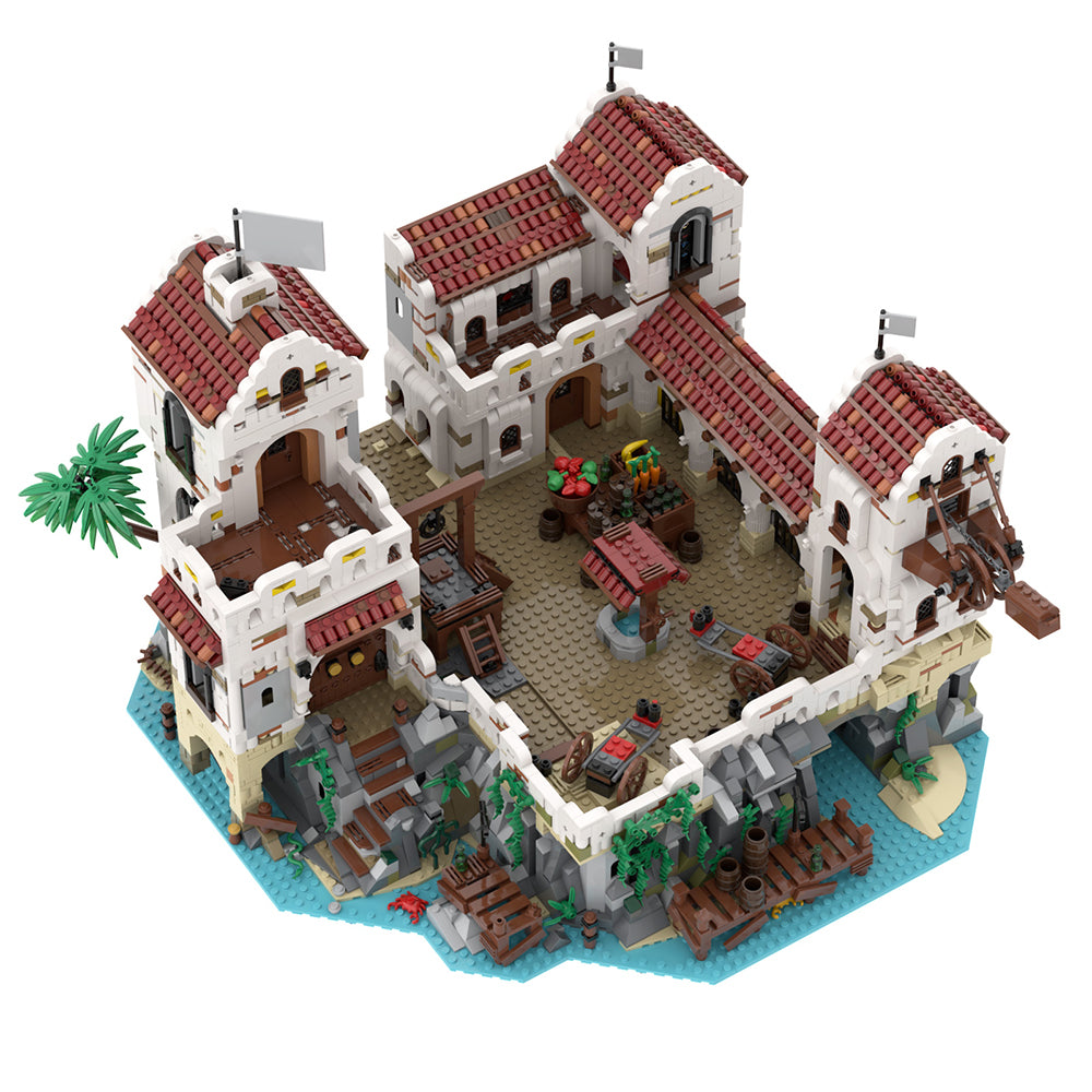 MOC-49155 Eldorado Fortress - Pirates of Barracuda Bay building blocks kit with compatible bricks