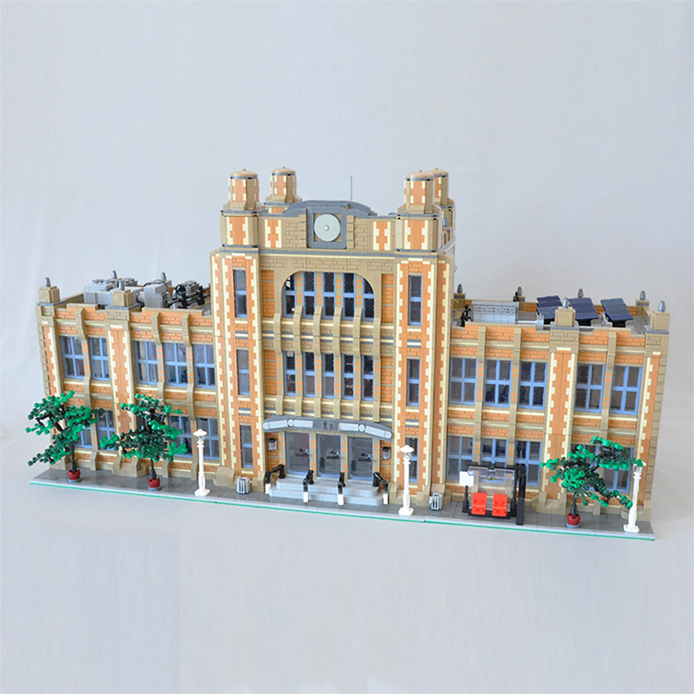 MOC-49130 Modular Schoolbuilding blocks kit with compatible bricks