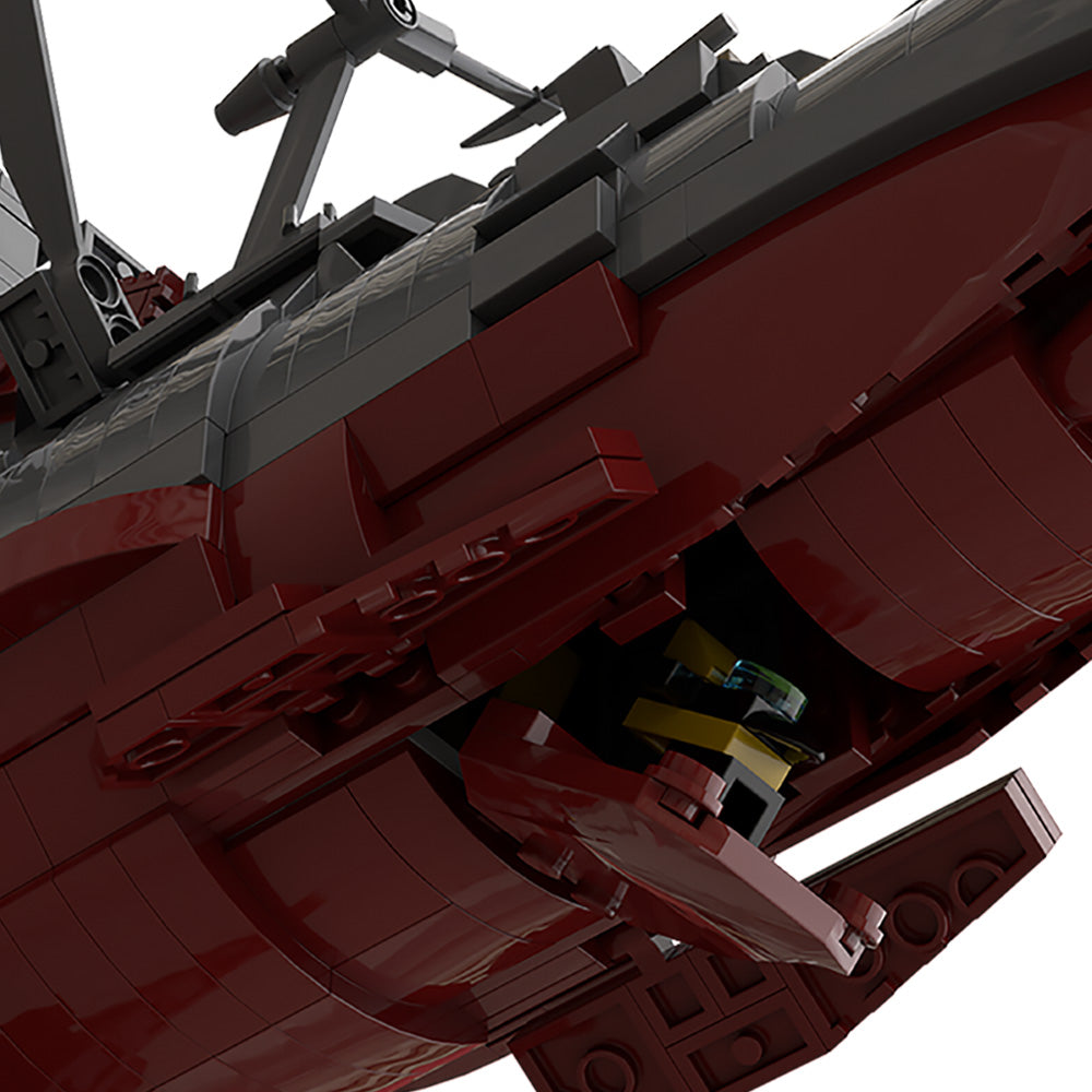 MOC-31693 Space Battleship Yamato building blocks kit with compatible bricks