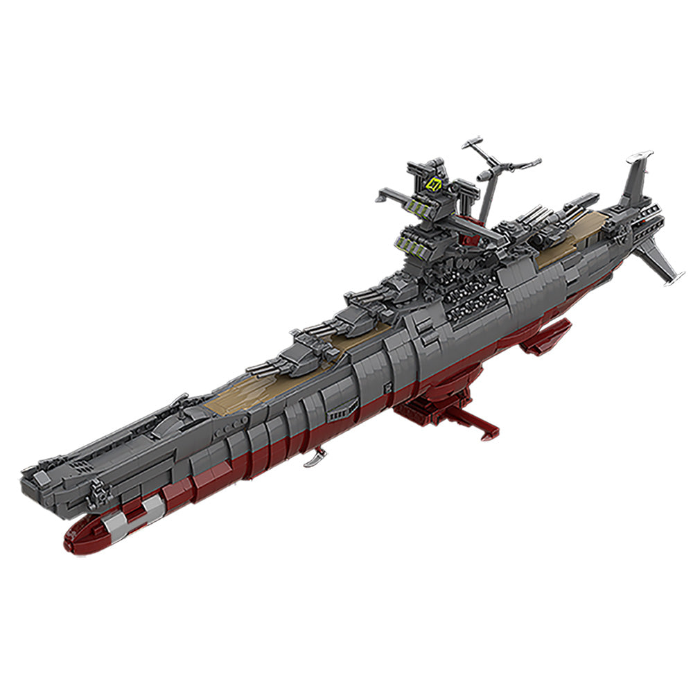 MOC-31693 Space Battleship Yamato building blocks kit with compatible bricks