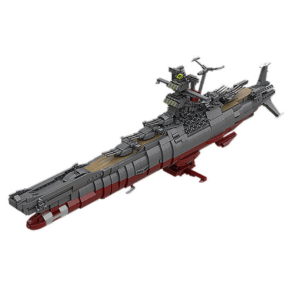 MOC-31693 Space Battleship Yamato building blocks kit with compatible bricks
