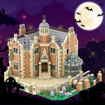 MOC-54244 The Haunted Manor building blocks kit with compatible bricks