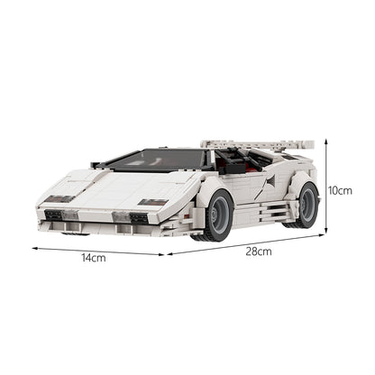 MOC-57779 Lamborghini Countach LP5000 QV building blocks series bricks set
