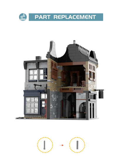 MOC-55035 Leaky Cauldron &amp; Wiseacre's Wizarding Equipment