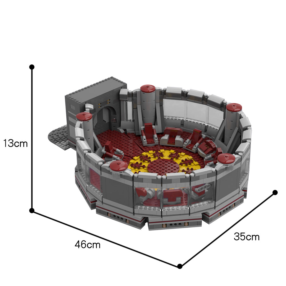 MOC-23852 Star Wars  J'hedeye High Council Chamber building blocks kit with compatible bricks