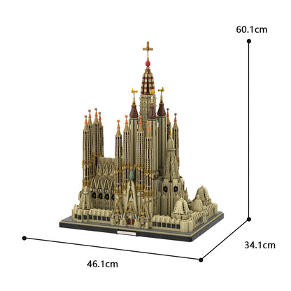 MOC-65795 Sagrada Familia building blocks bricks set