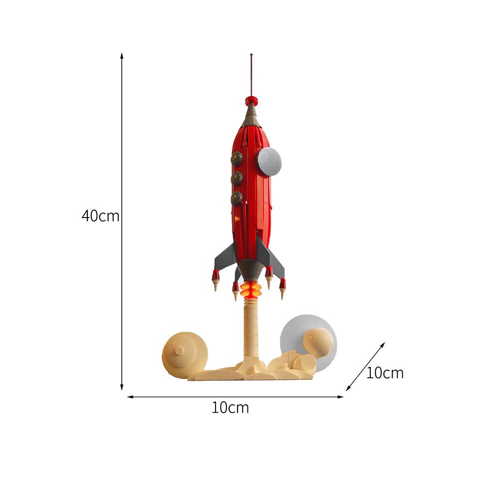 Retrofuturistic Rocketship