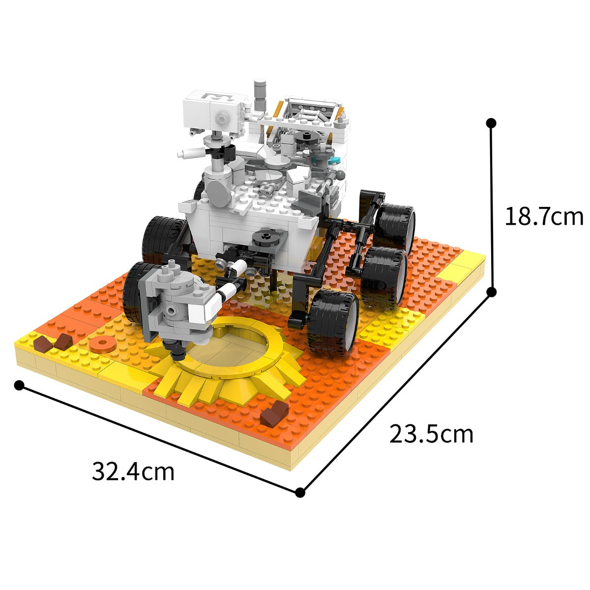 MOC-71880 Perseverance Mars Rover+Martian Surface