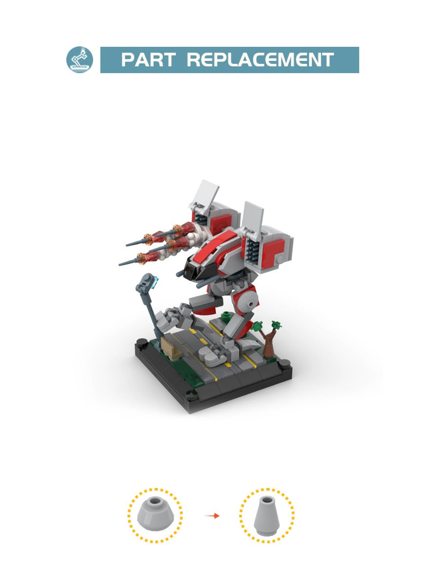 MOC-35171 Batteltech Catapult CPLT-C1 Micro Scale building blocks bricks set