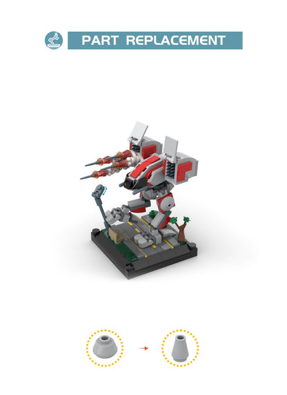 MOC-35171 Batteltech Catapult CPLT-C1 Micro Scale building blocks bricks set