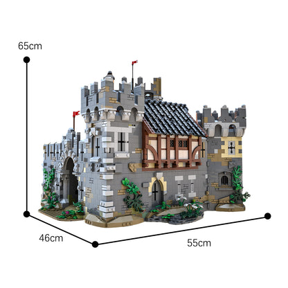 MOC-68151 Medieval  Lions' Castle building blocks historic themes bricks set