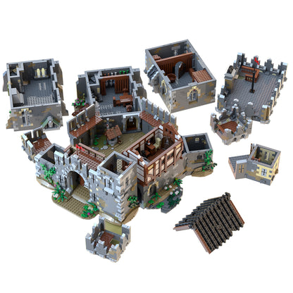 MOC-68151 Medieval  Lions' Castle building blocks historic themes bricks set