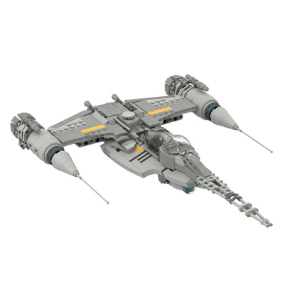 MOC Din Djarin's N-1 Starfighter building blocks series bricks set
