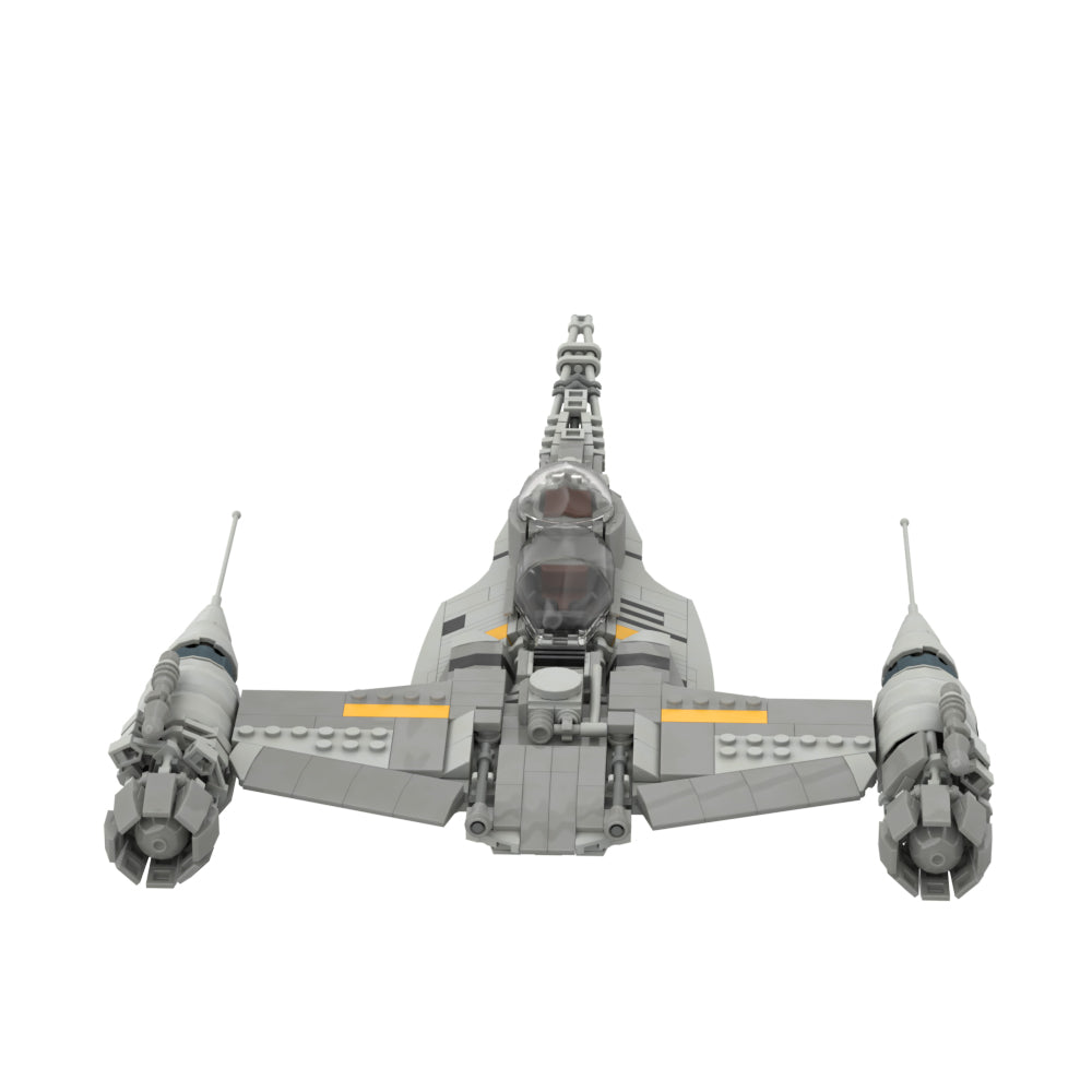 MOC Din Djarin's N-1 Starfighter building blocks series bricks set