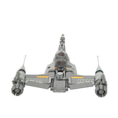 MOC Din Djarin's N-1 Starfighter building blocks series bricks set