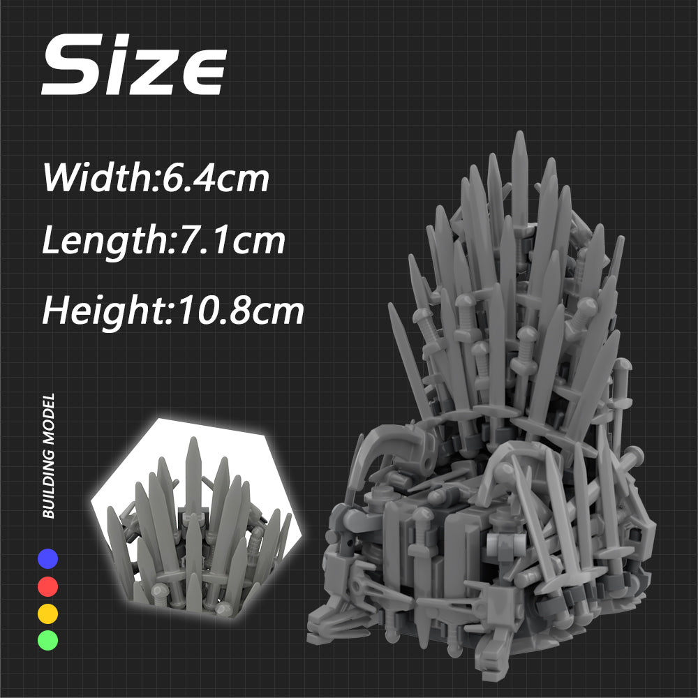 MOC Iron Throne - Game of Thrones