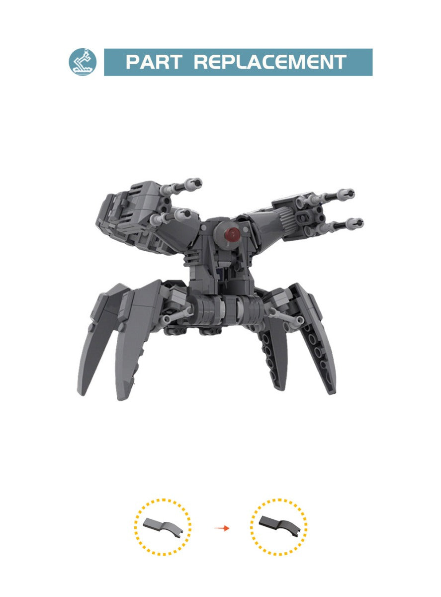 MOC PiXEL-DANs SCORPENEK DROID TBOBF building blocks series bricks set