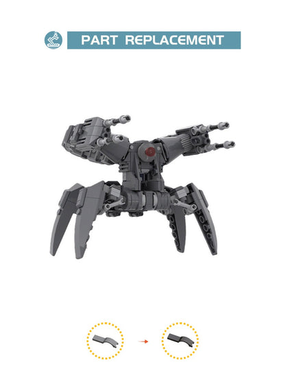 MOC PiXEL-DANs SCORPENEK DROID TBOBF building blocks series bricks set