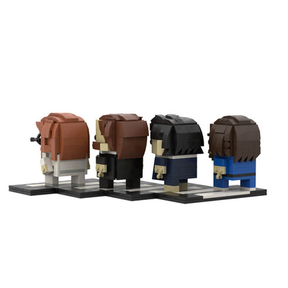 MOC The Beatles BrickHeadz