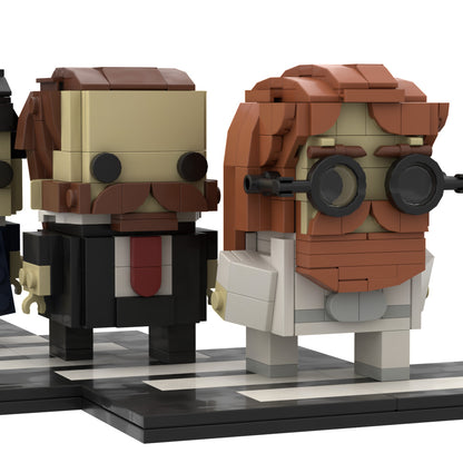 MOC The Beatles BrickHeadz