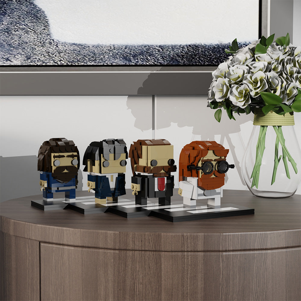 MOC The Beatles BrickHeadz